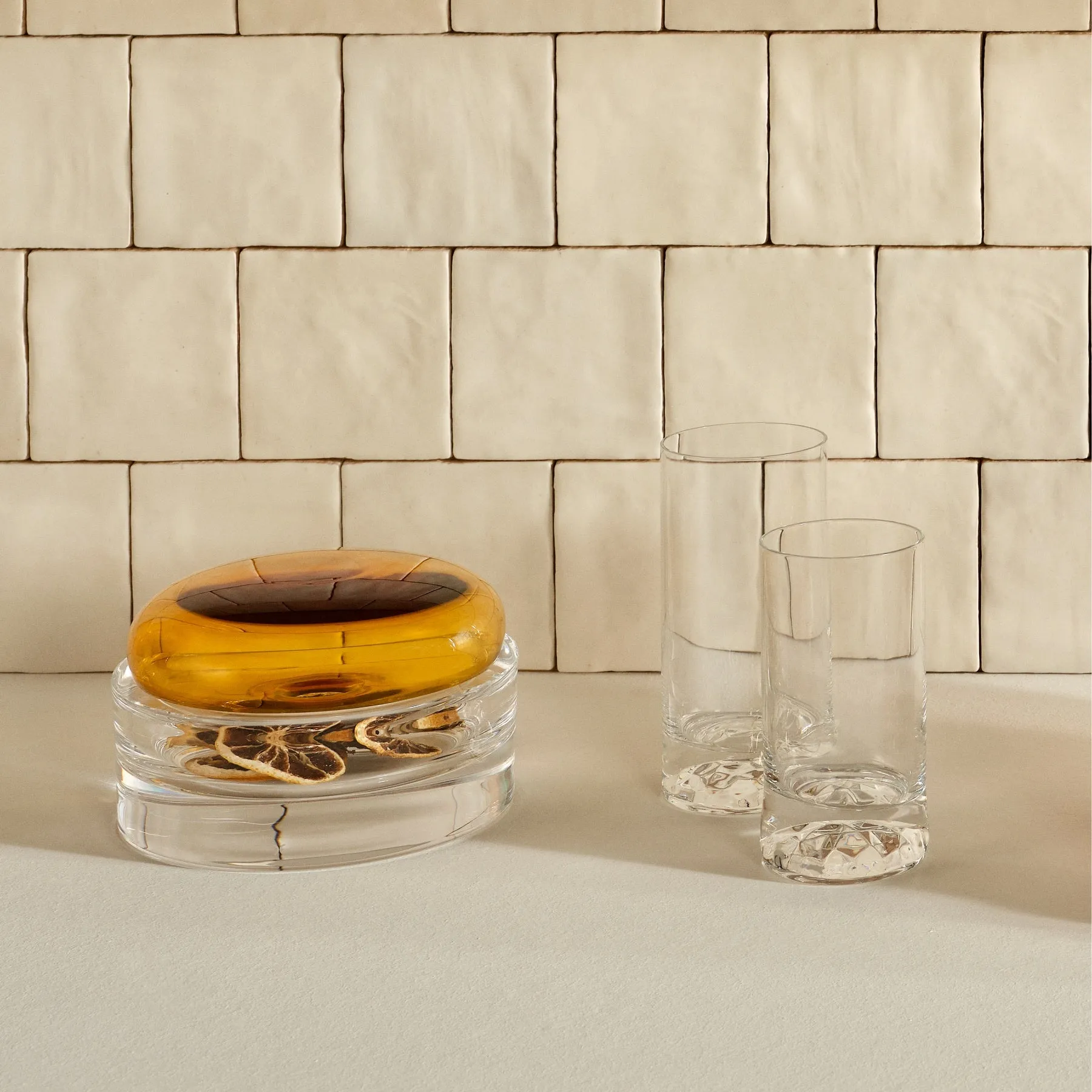 Club Set of 4 High Ball Glasses Small