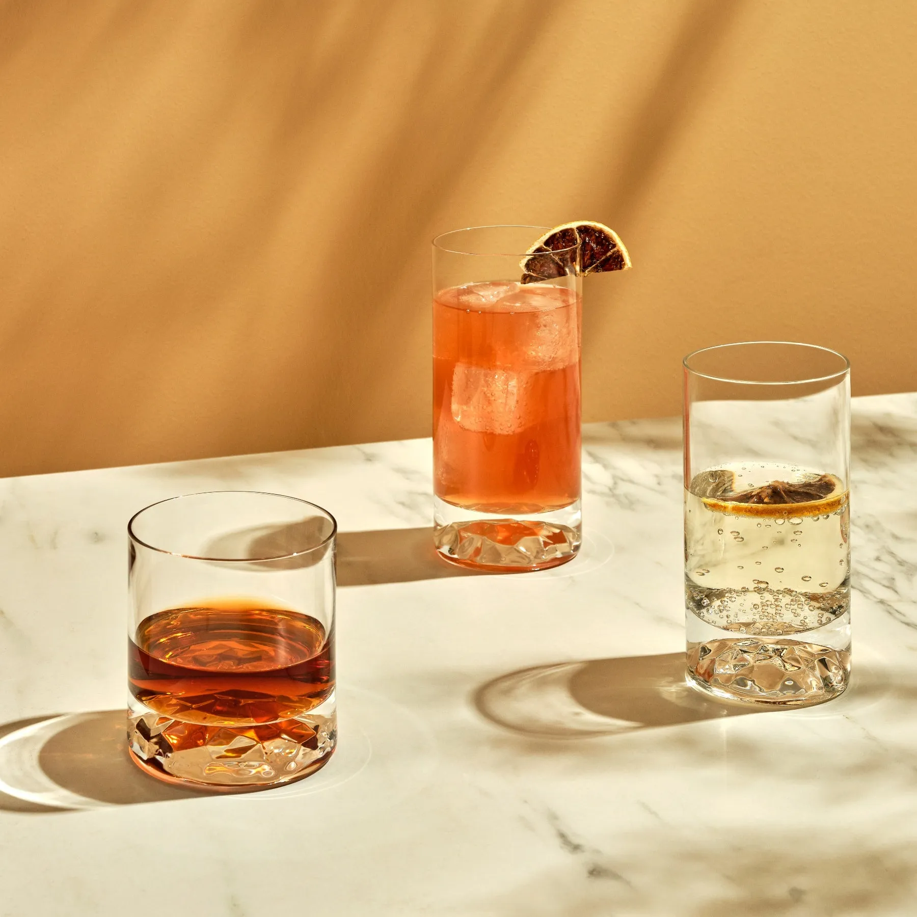 Club Set of 4 High Ball Glasses Small