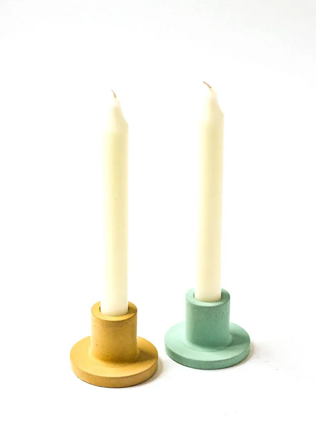 Concrete Taper Candle Holder