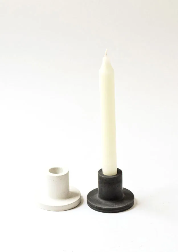 Concrete Taper Candle Holder
