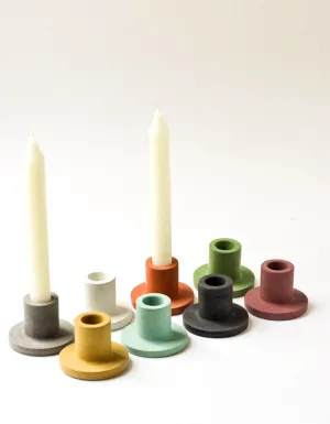 Concrete Taper Candle Holder