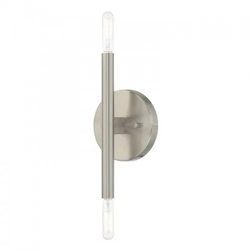 Copenhagen 2 Lt Brushed Nickel ADA Wall Sconce