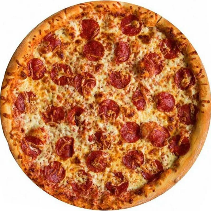 Corn Tortilla Pizza Round Fleece Winter Throw Blanket