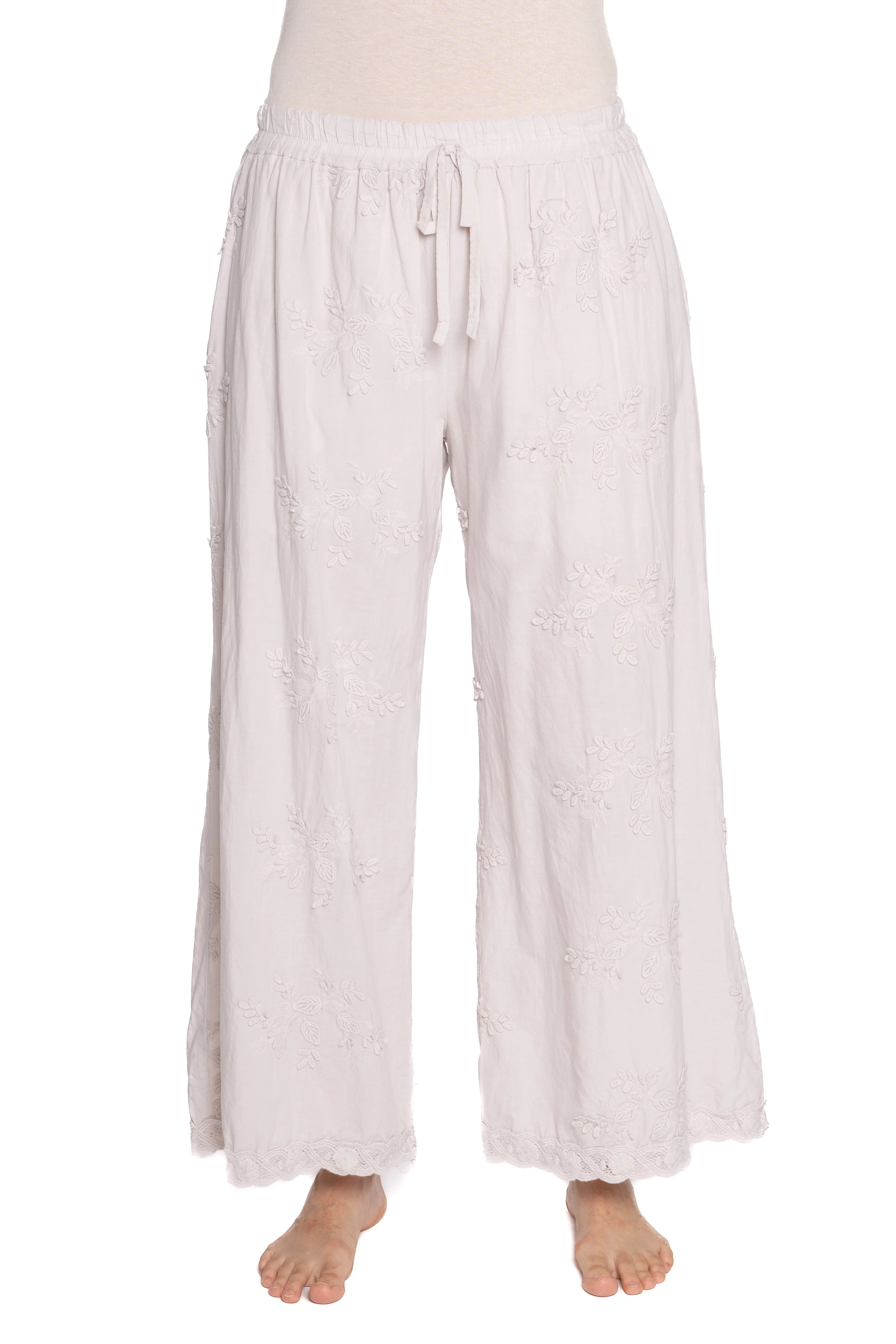 Cotton Applique Pant - Two colours