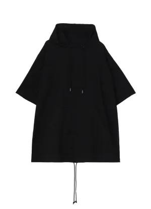 COTTON JERSEY SEVENTH SLEEVE HOODIE