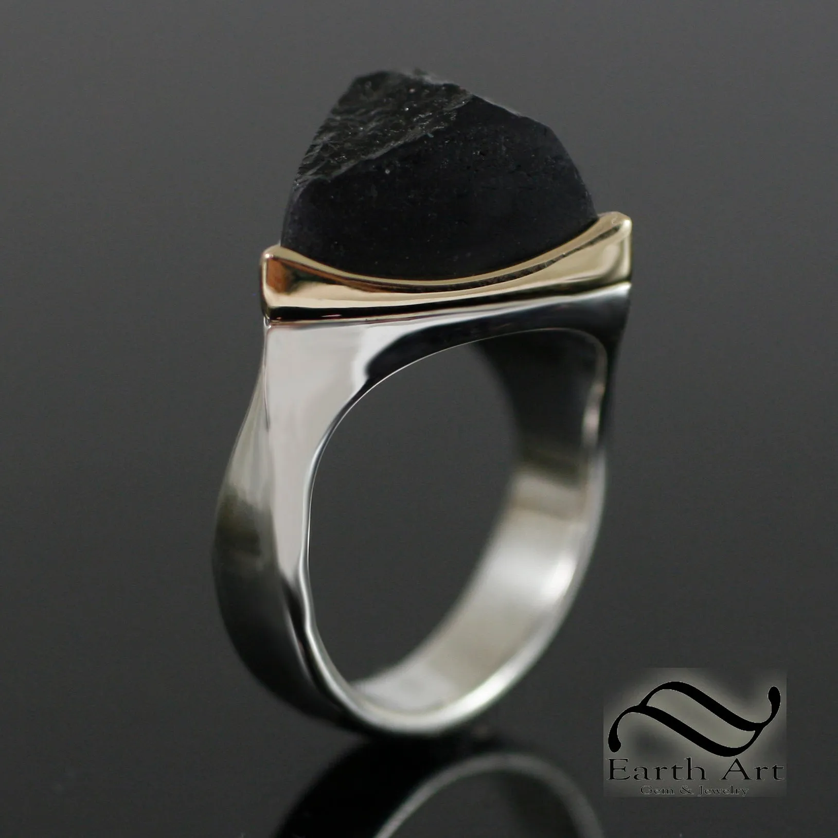 Counter Culture Black tourmaline Ring