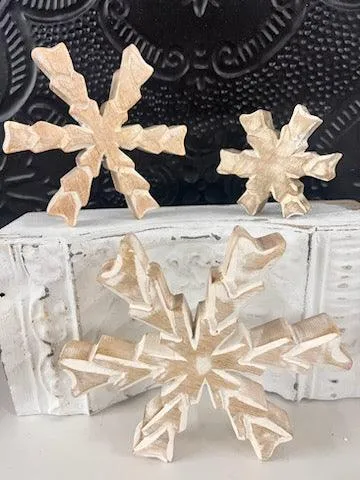Criss Crossed Snowflake Ornament 8in