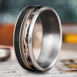 Custom Design - 3-Inlay Metal Center Ring 6XQo60Nlu4076ueK5nx-dcvd