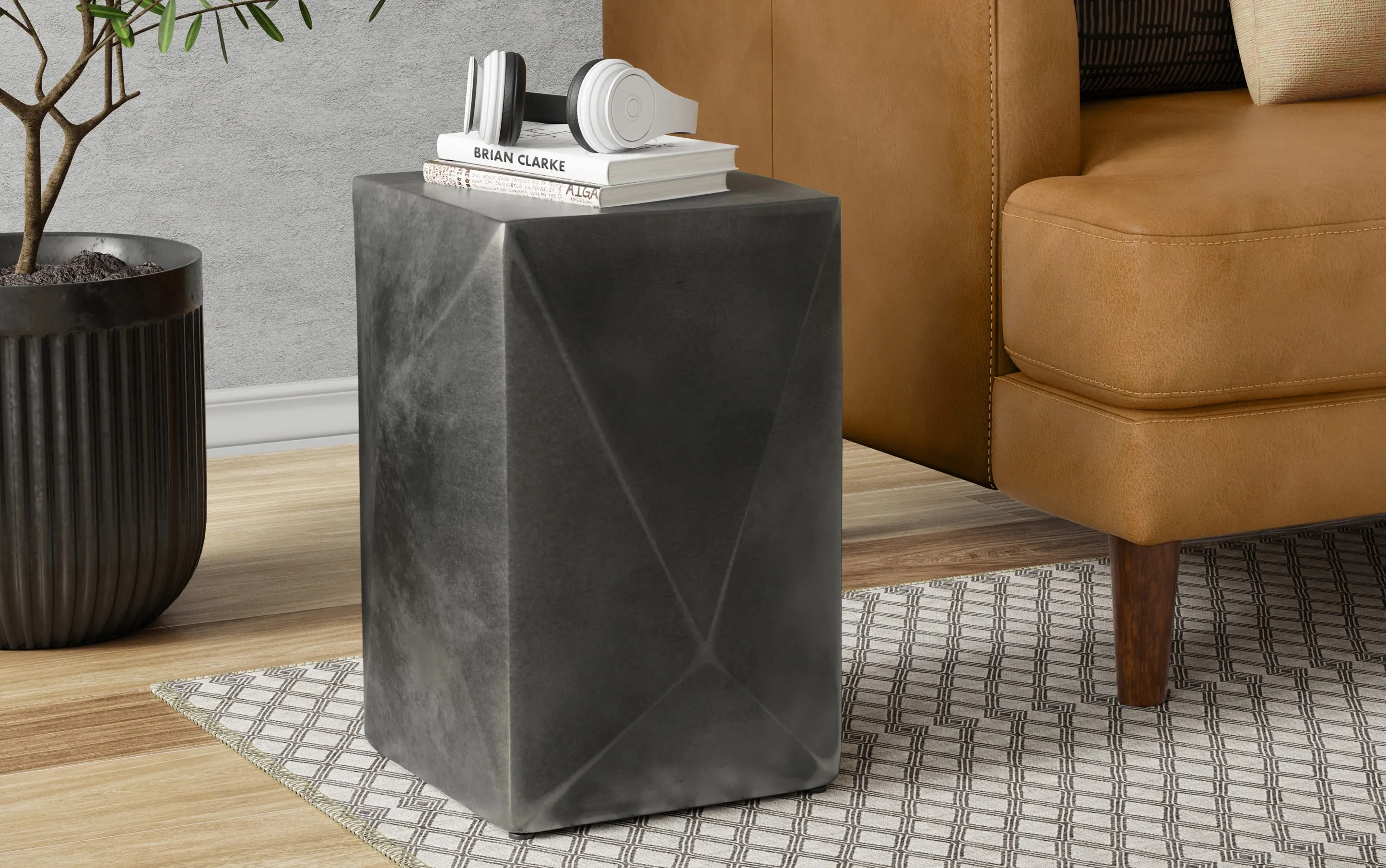 Danner Cast Aluminum Side Table