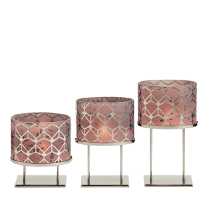 Deco Glam Tealight Holder Trio Set