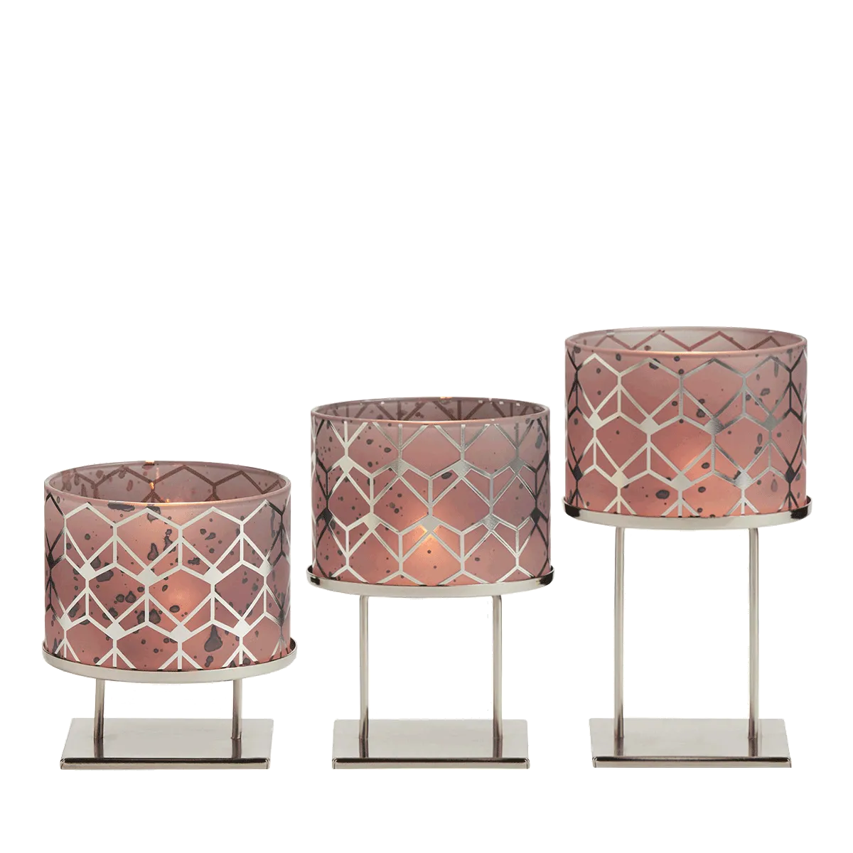 Deco Glam Tealight Holder Trio Set