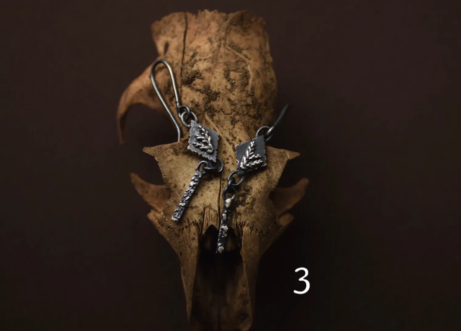 Diamond Fern Sprig Dangles