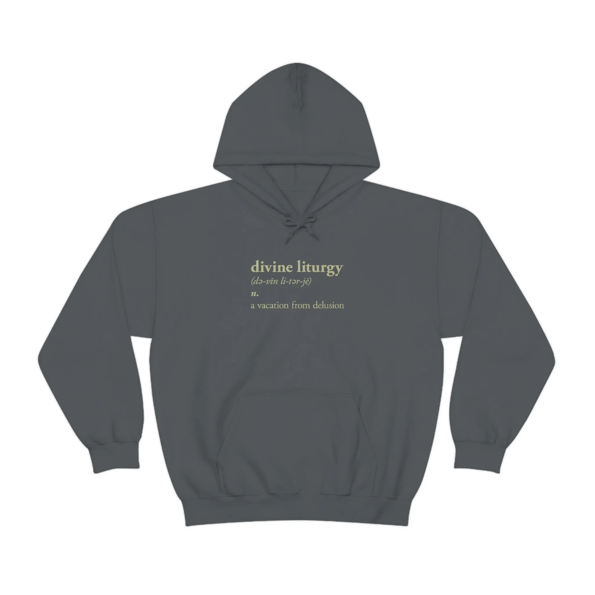 Divine Liturgy Definition No. 1 | Orthodox Christian Hoodie / Hooded Sweatshirt