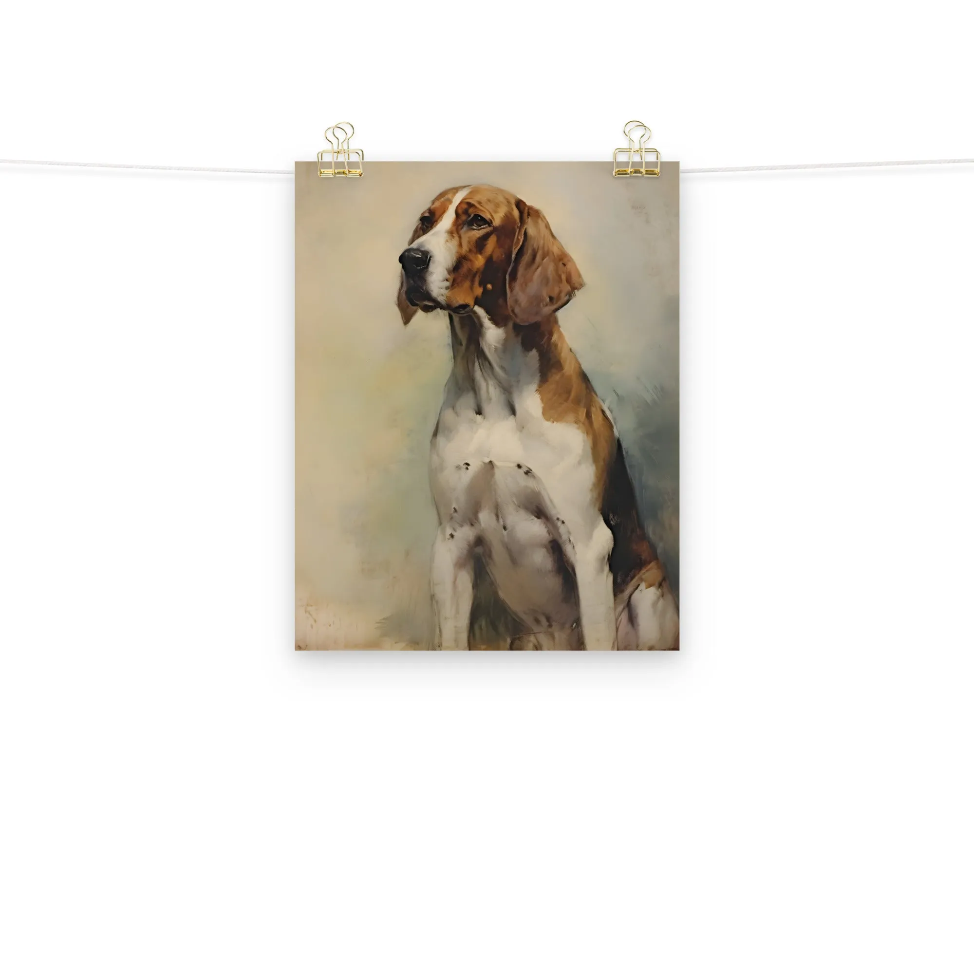 Dog Vintage-Inspired Art Print No. 2