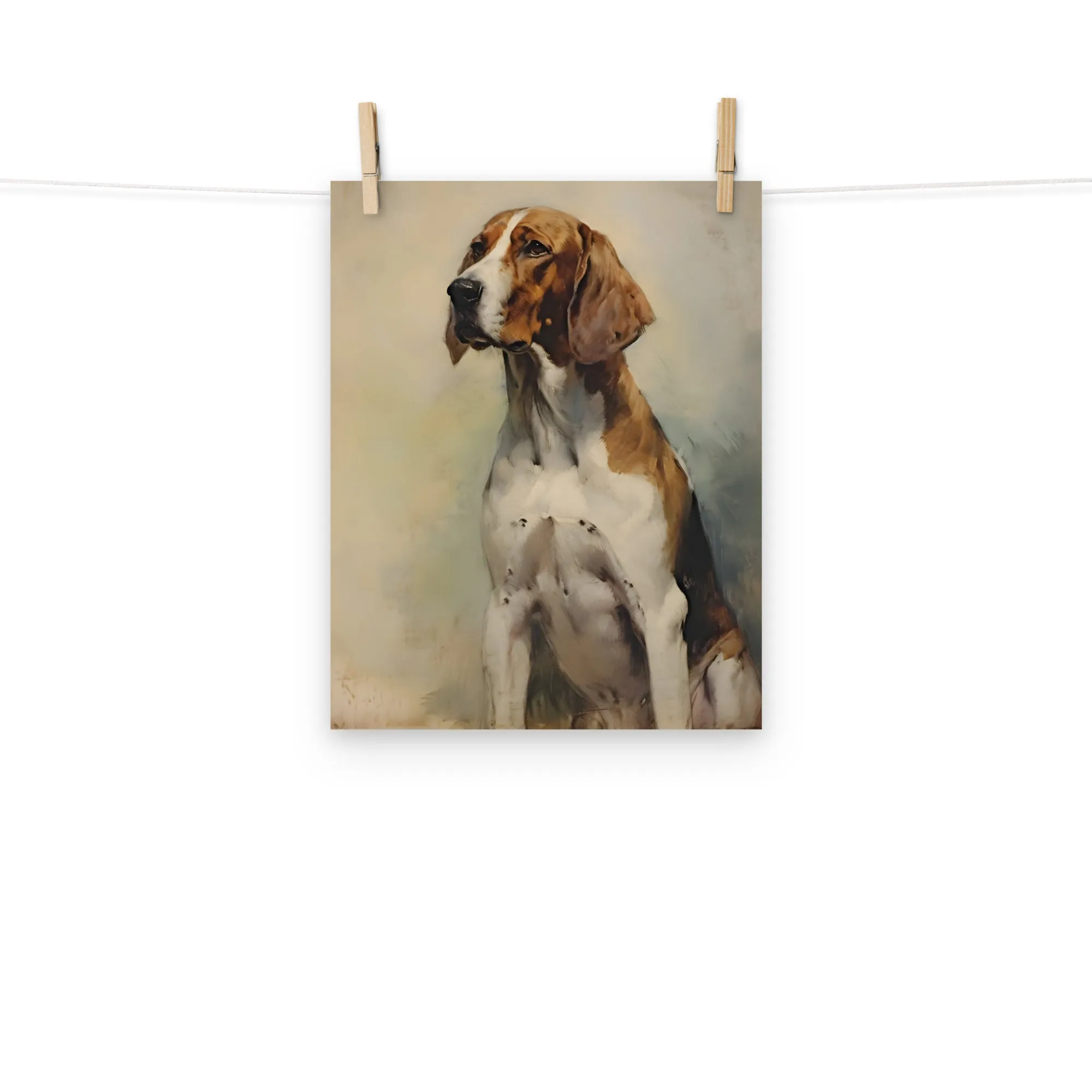 Dog Vintage-Inspired Art Print No. 2
