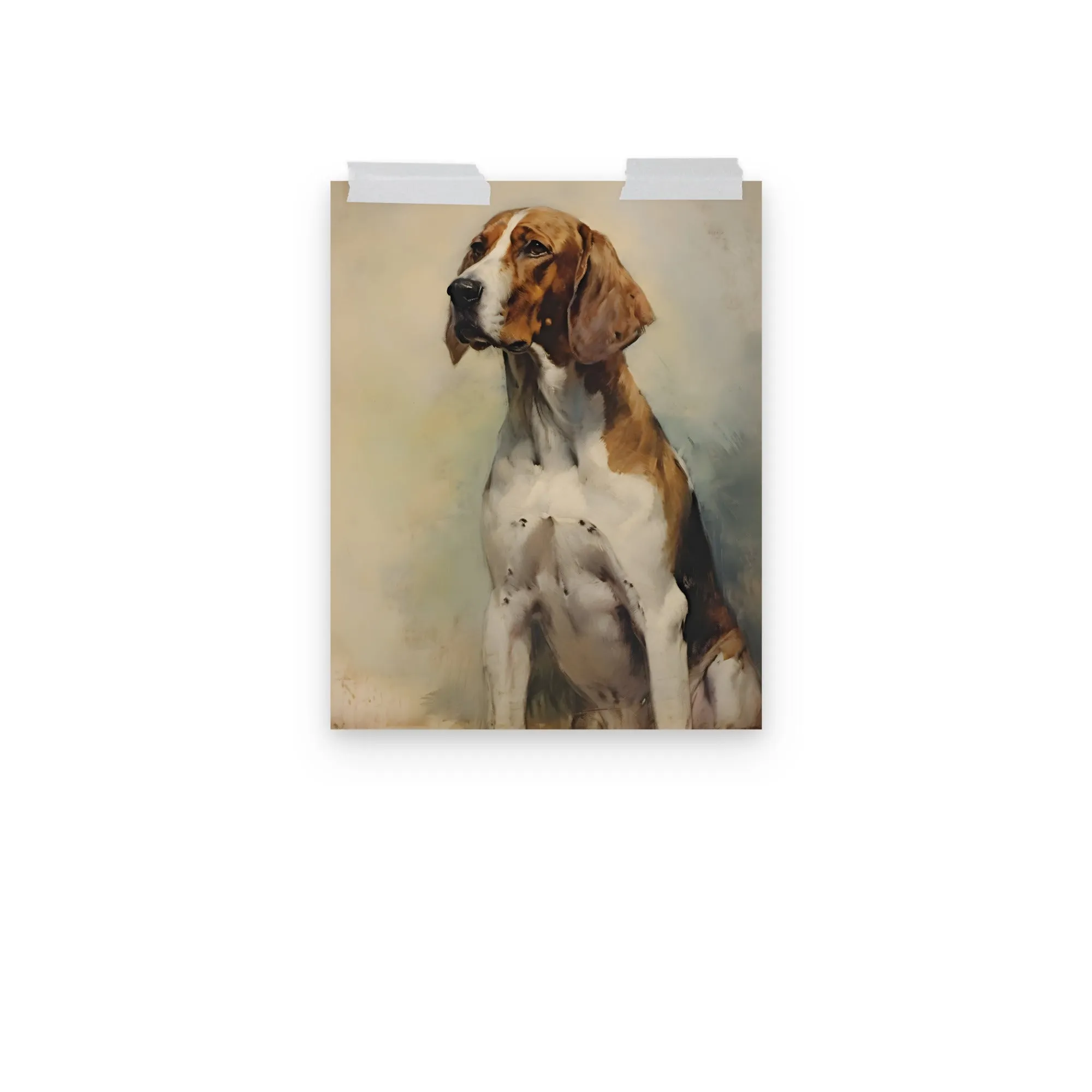 Dog Vintage-Inspired Art Print No. 2