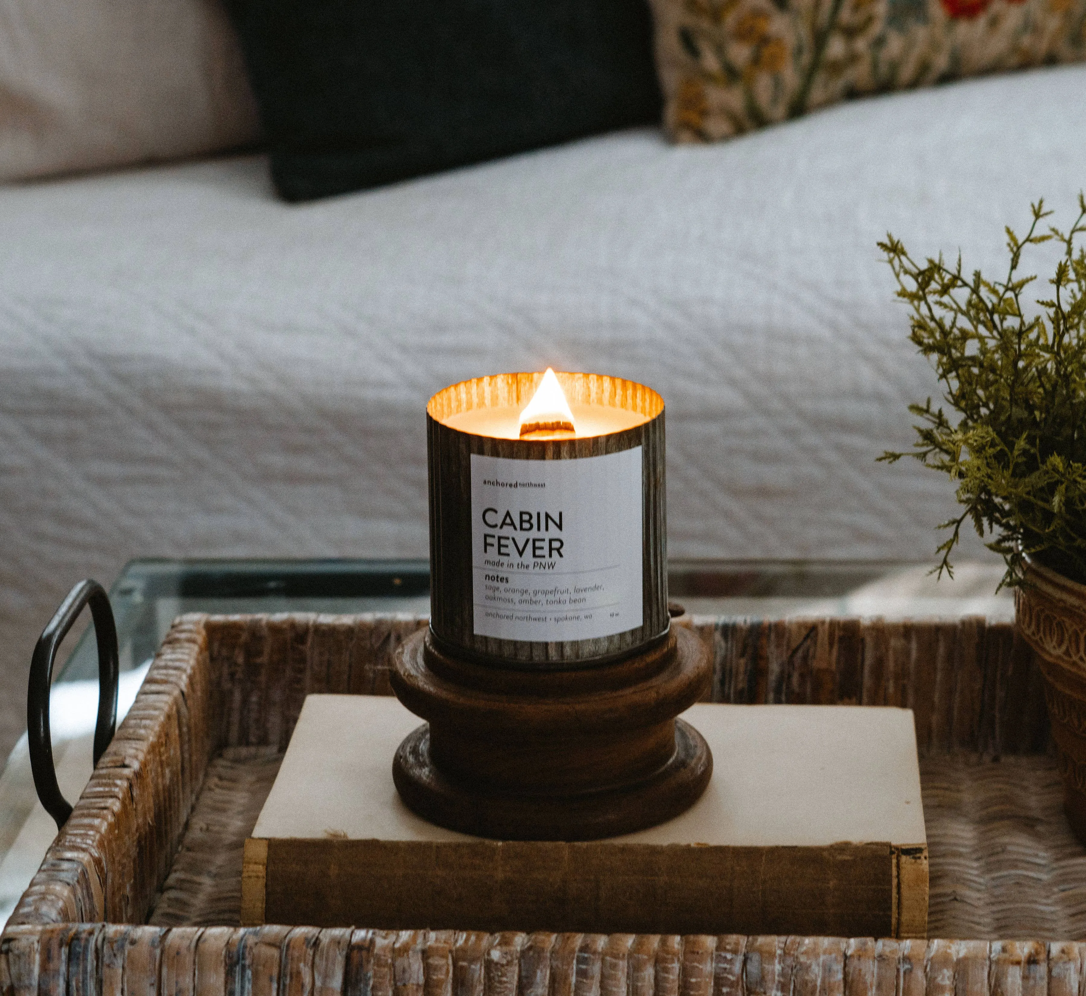 Don't Bug Me (Citronella) Wood Wick Rustic Farmhouse Candle