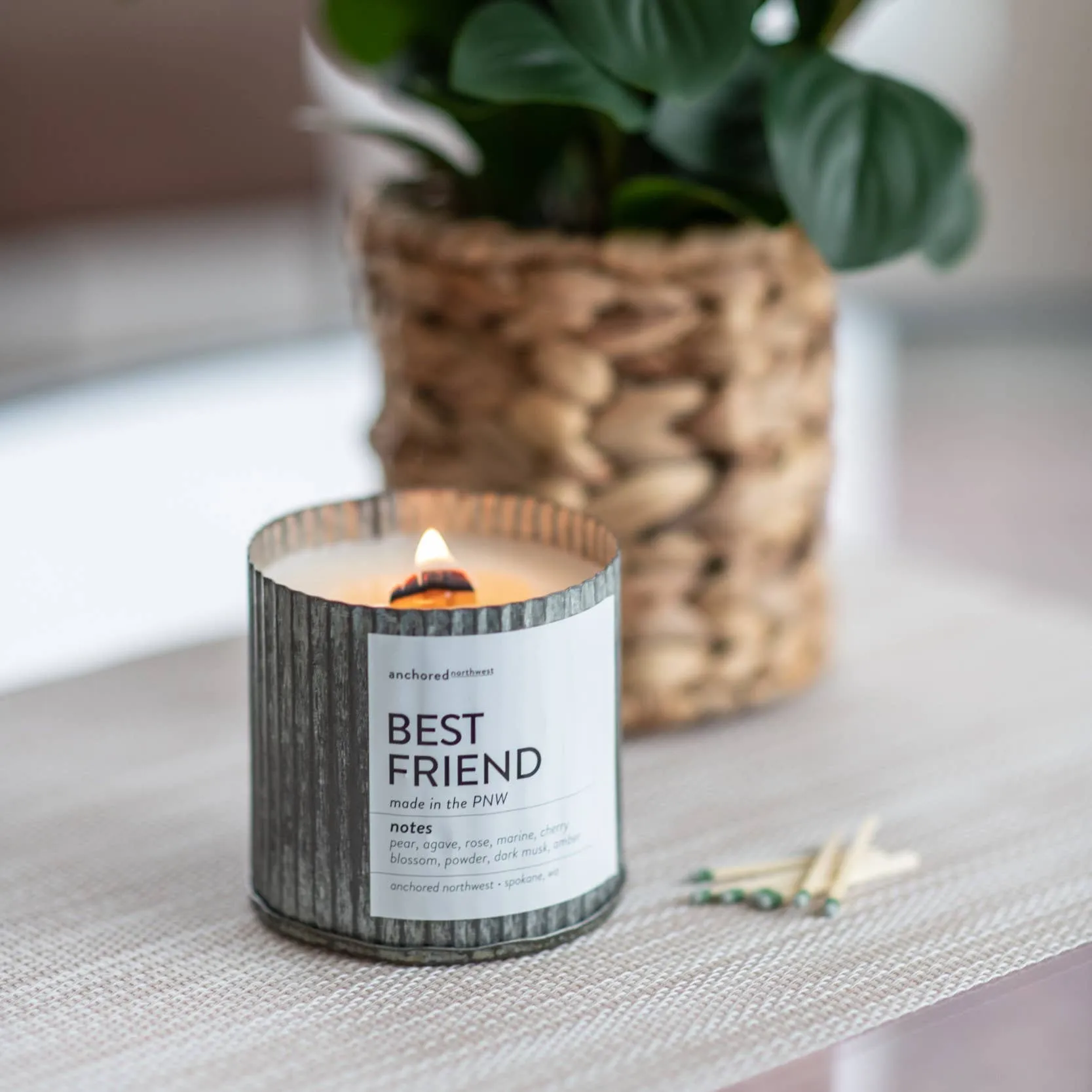 Don't Bug Me (Citronella) Wood Wick Rustic Farmhouse Candle