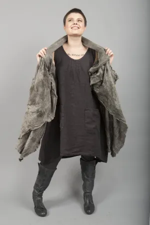 Drape Art Wrap Hand Dyed-Cloudy Grey Sky, size O/S