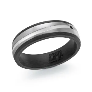 Dual Carbon Swirl Ring 6mm