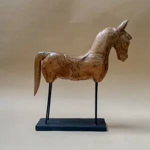Edit House & Home-Home Artisan Leopold Wooden Horse Sculpture (Large)