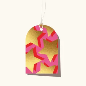 ELM PAPER Gift Tag - Neon Stars