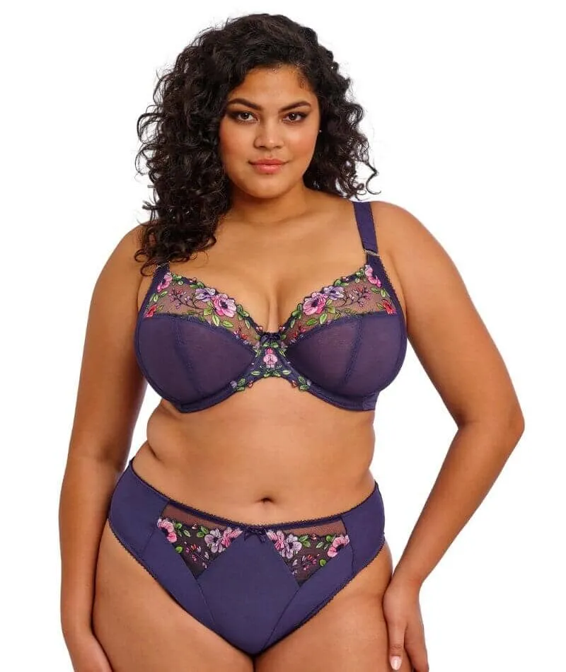 Elomi Himari High Leg Brief - Midnight