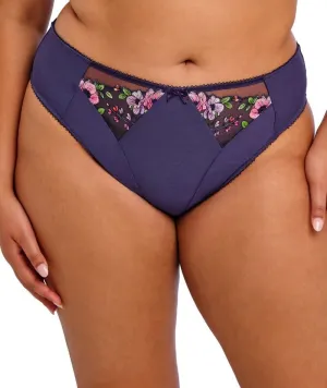 Elomi Himari High Leg Brief - Midnight