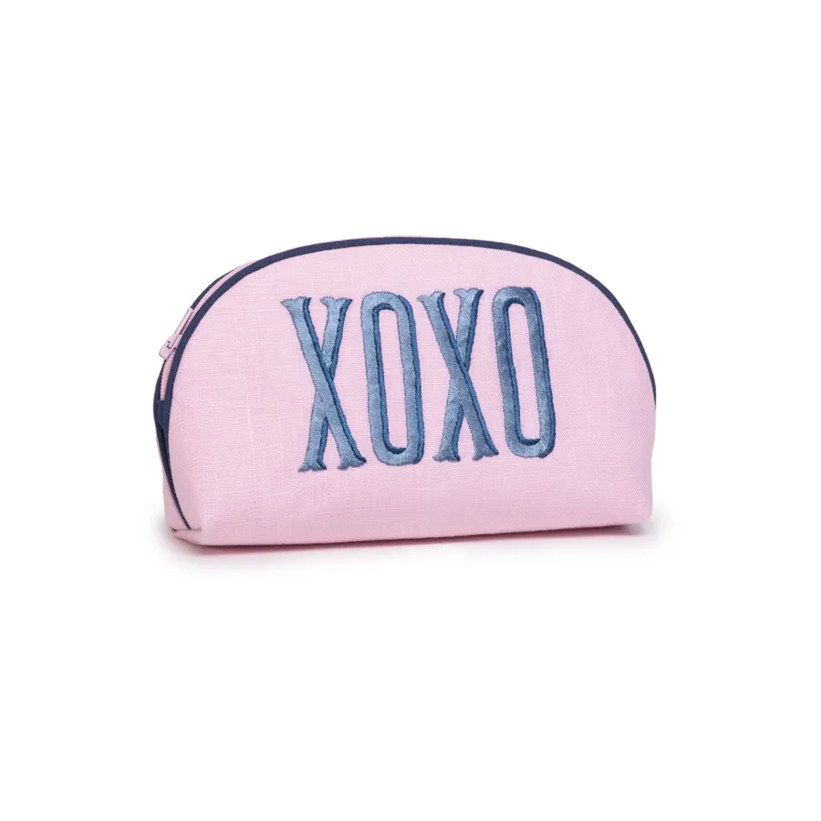 Embroidered Round Pouch