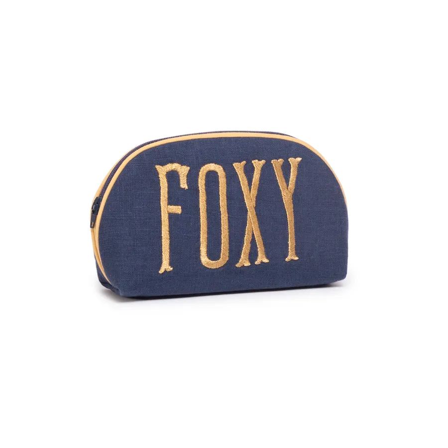Embroidered Round Pouch