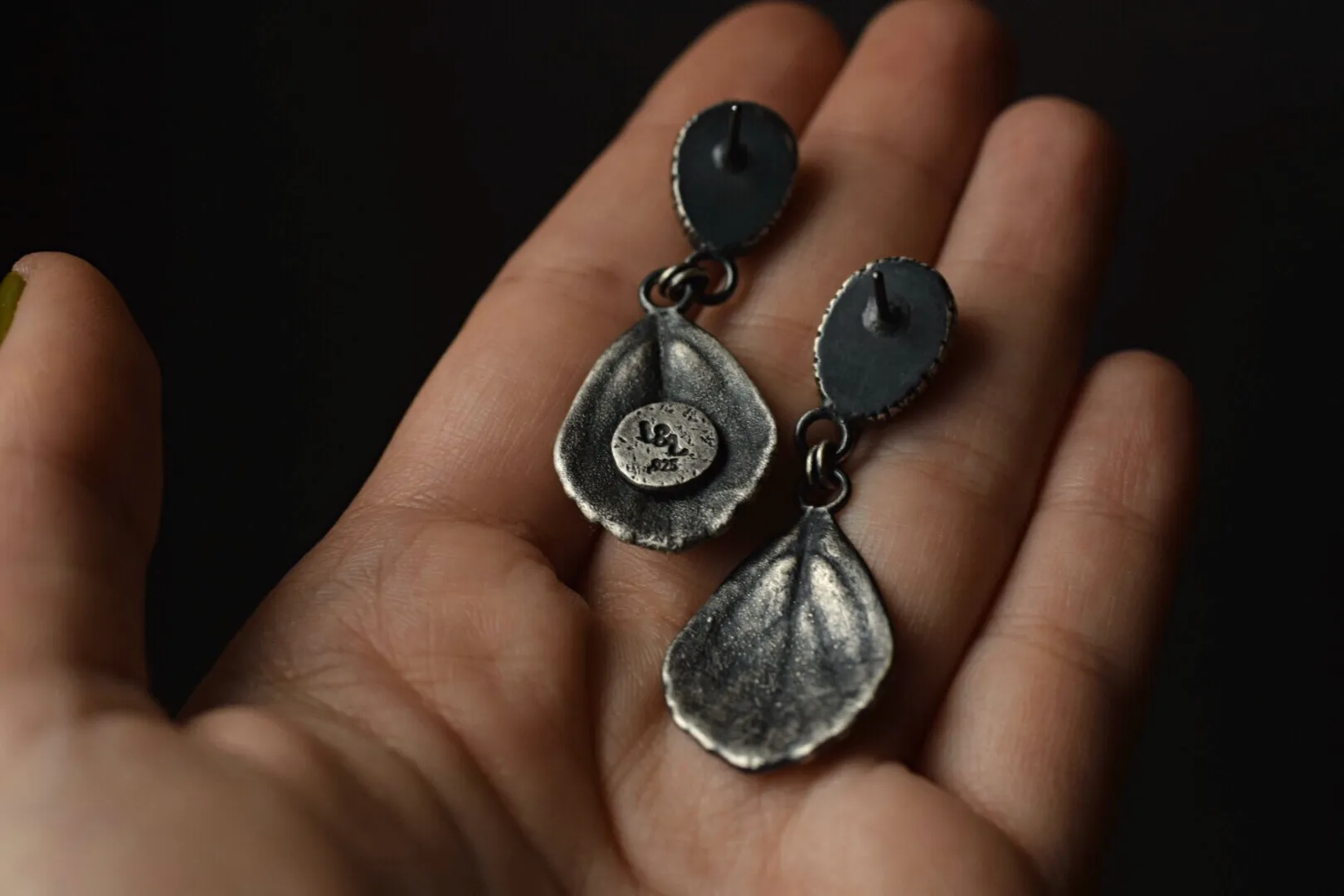 Evergreen Sheen Obsidian Dangles