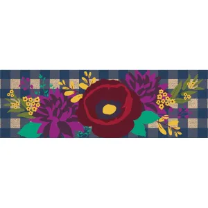 Fall Floral Check Kensington Switch Mat,2rms790