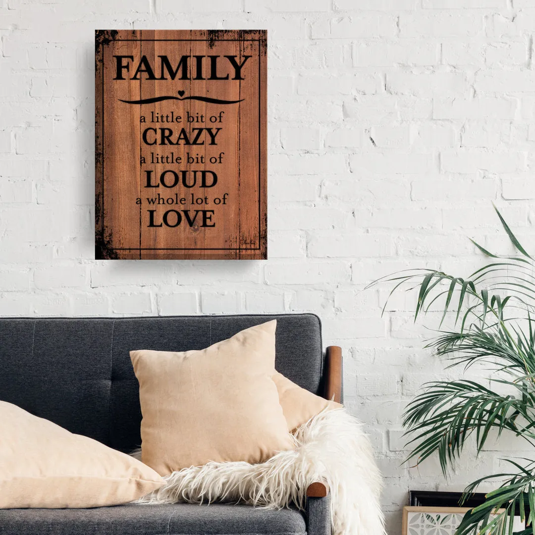 Family by Olivia Rose - Wrapped Canvas Textual Art Print Trinx Size: 40" H x 30" W x 1.5" D
