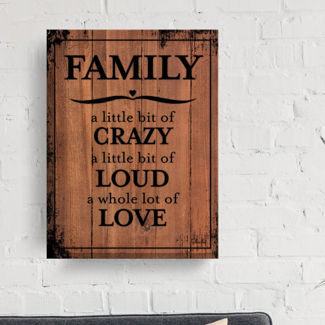 Family by Olivia Rose - Wrapped Canvas Textual Art Print Trinx Size: 40" H x 30" W x 1.5" D