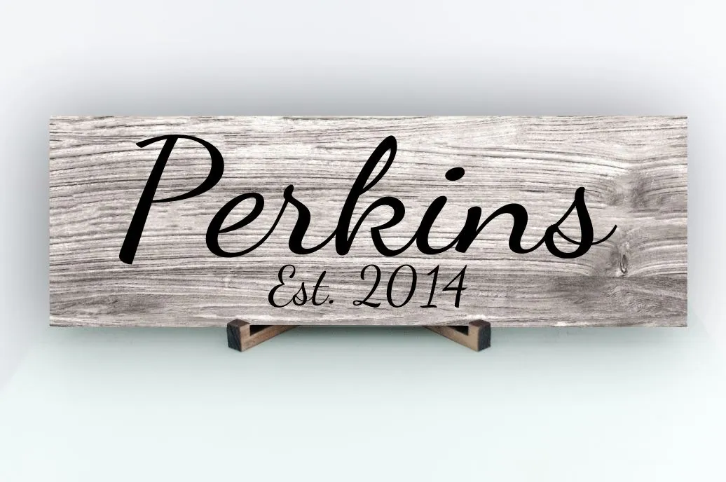 Family Name Sign