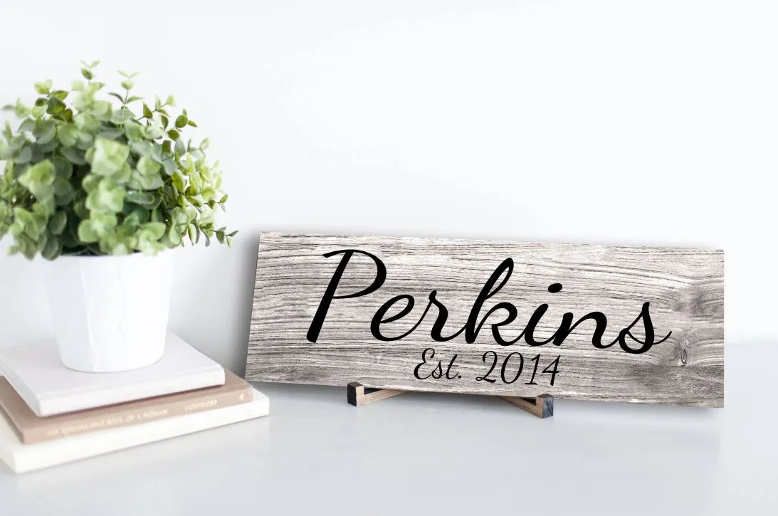 Family Name Sign