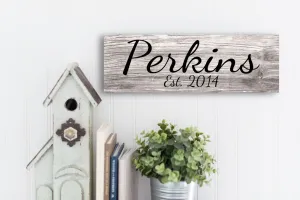 Family Name Sign