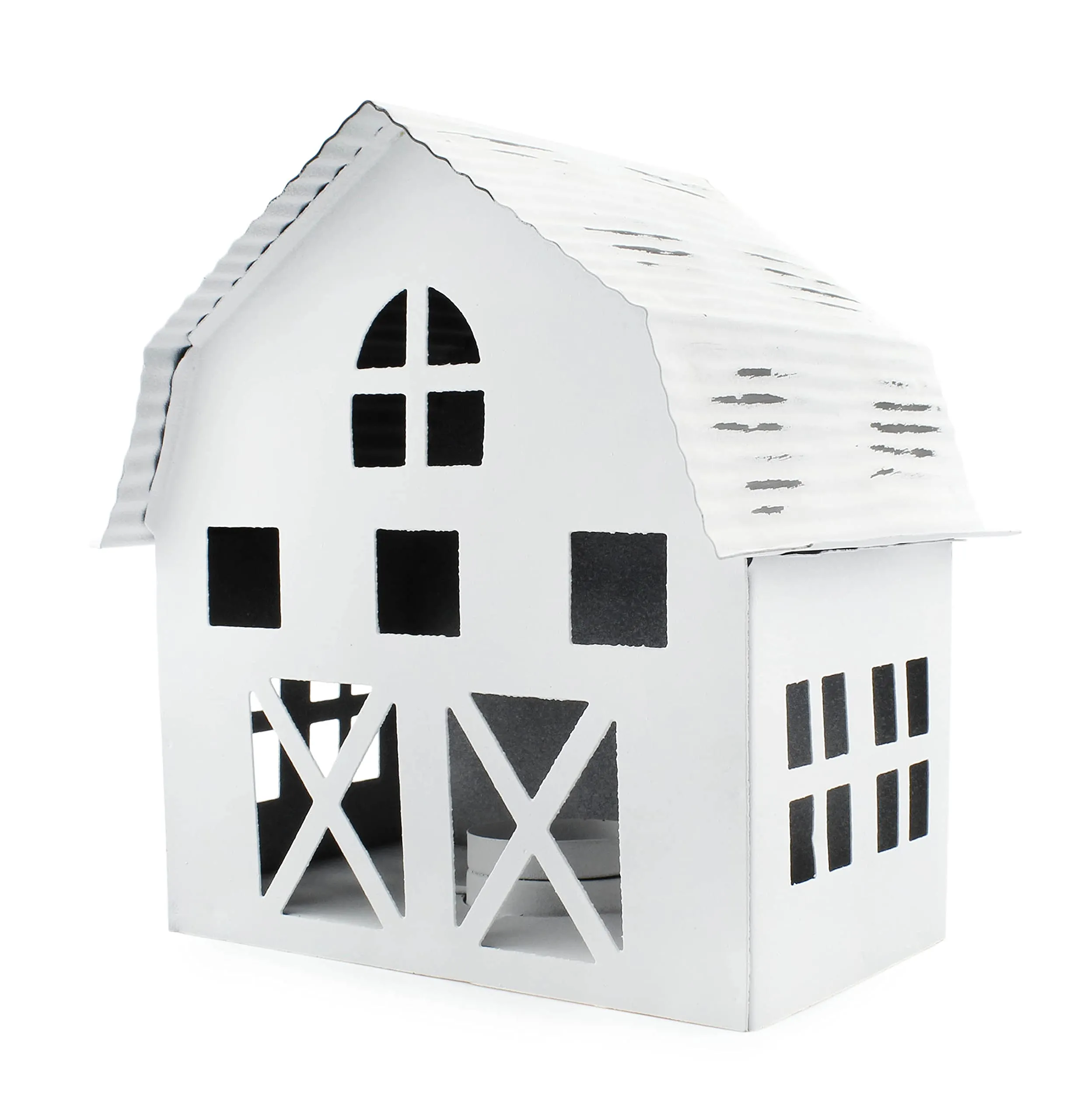 Farmhouse Christmas Village Collection #2 w/ Church, Barn and School (Case of 2 Sets)