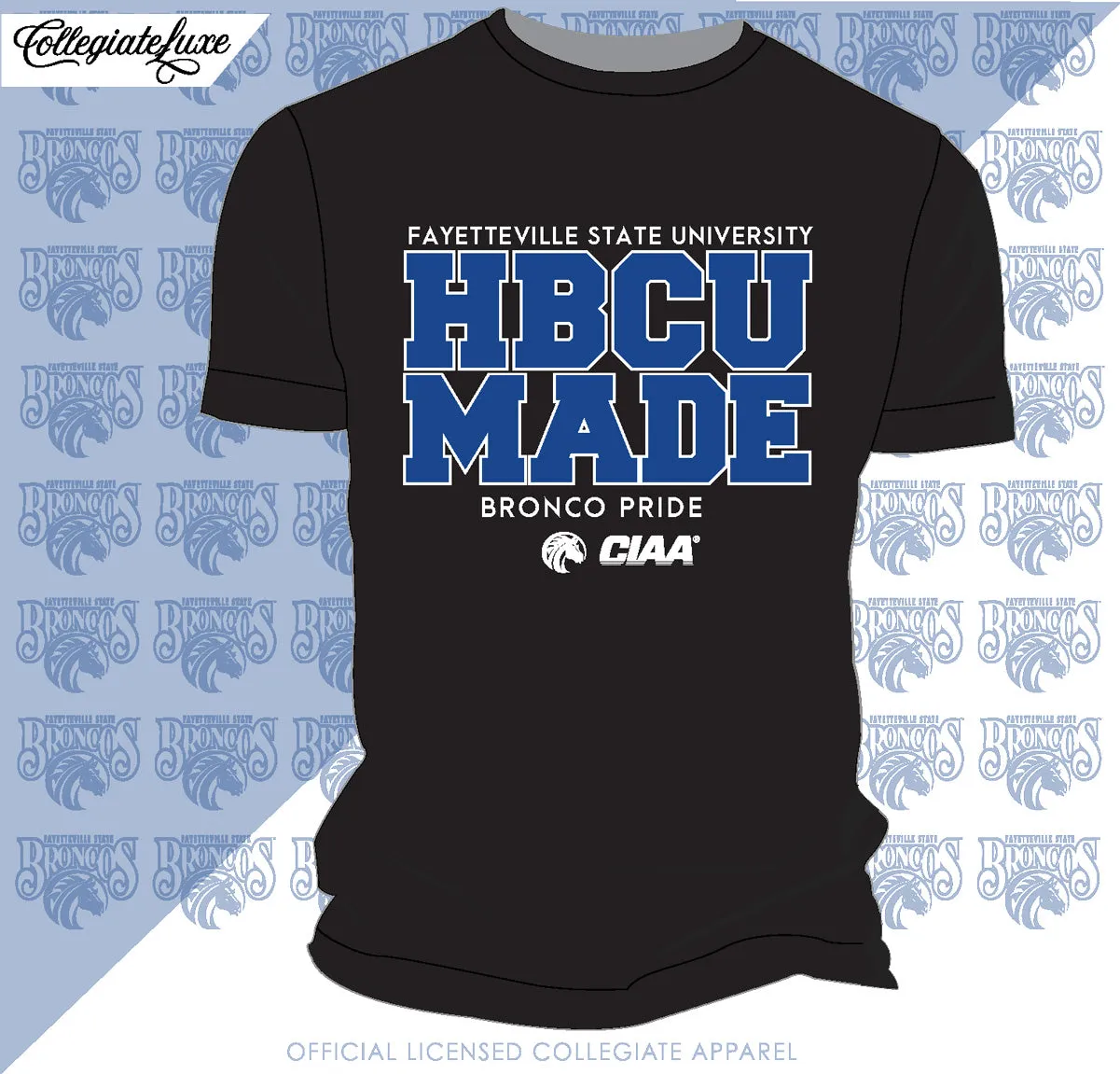 Fayetteville State | HBCU MADE Black Unisex Tees (DK)