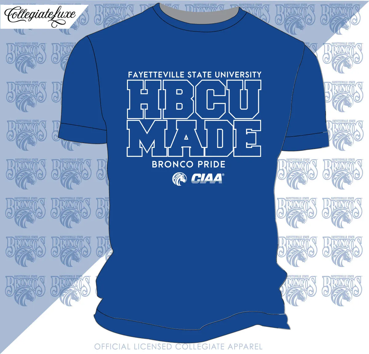 Fayetteville State | Vintage HBCU MADE Royal Blue Unisex Tees (DK)