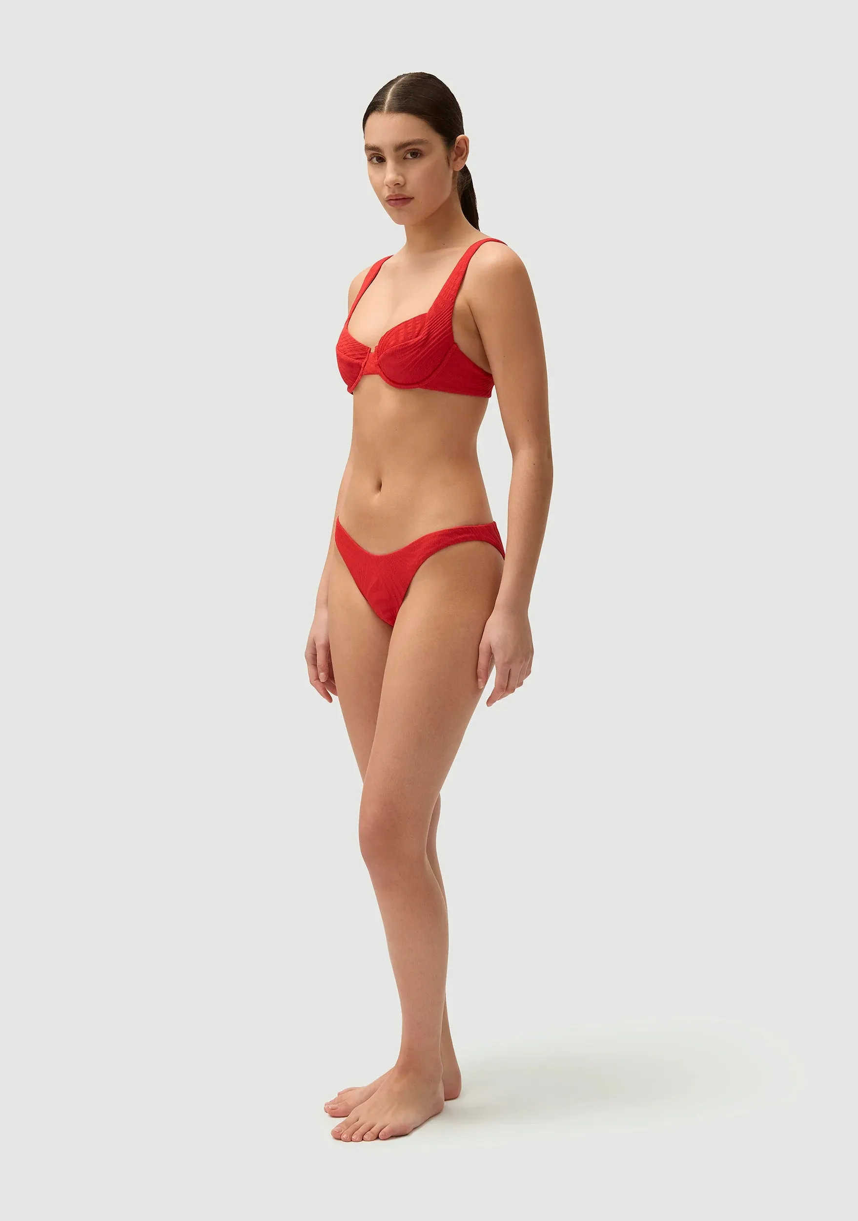 FELLA Ricky Bikini Bottom in Tomato