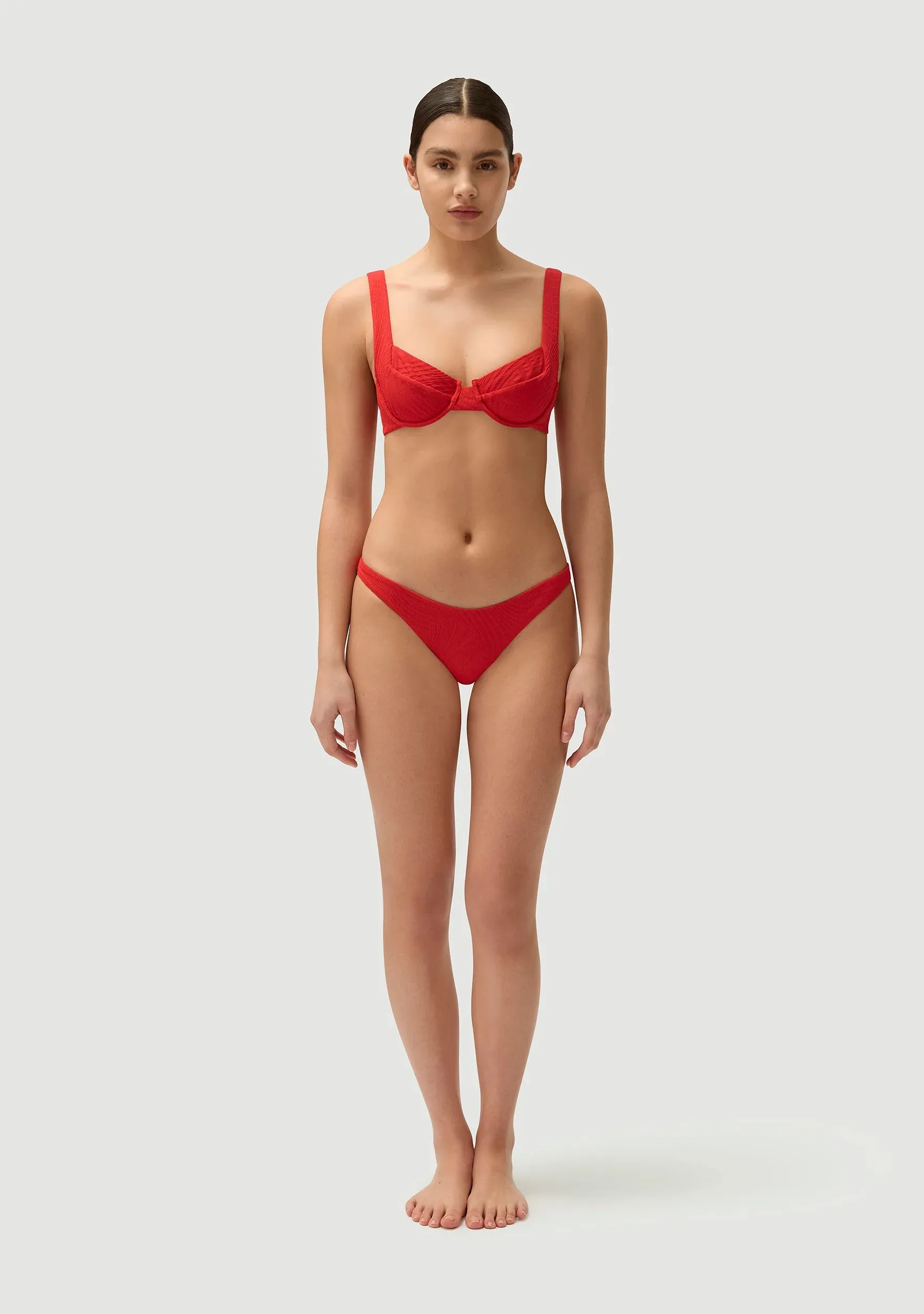 FELLA Ricky Bikini Bottom in Tomato