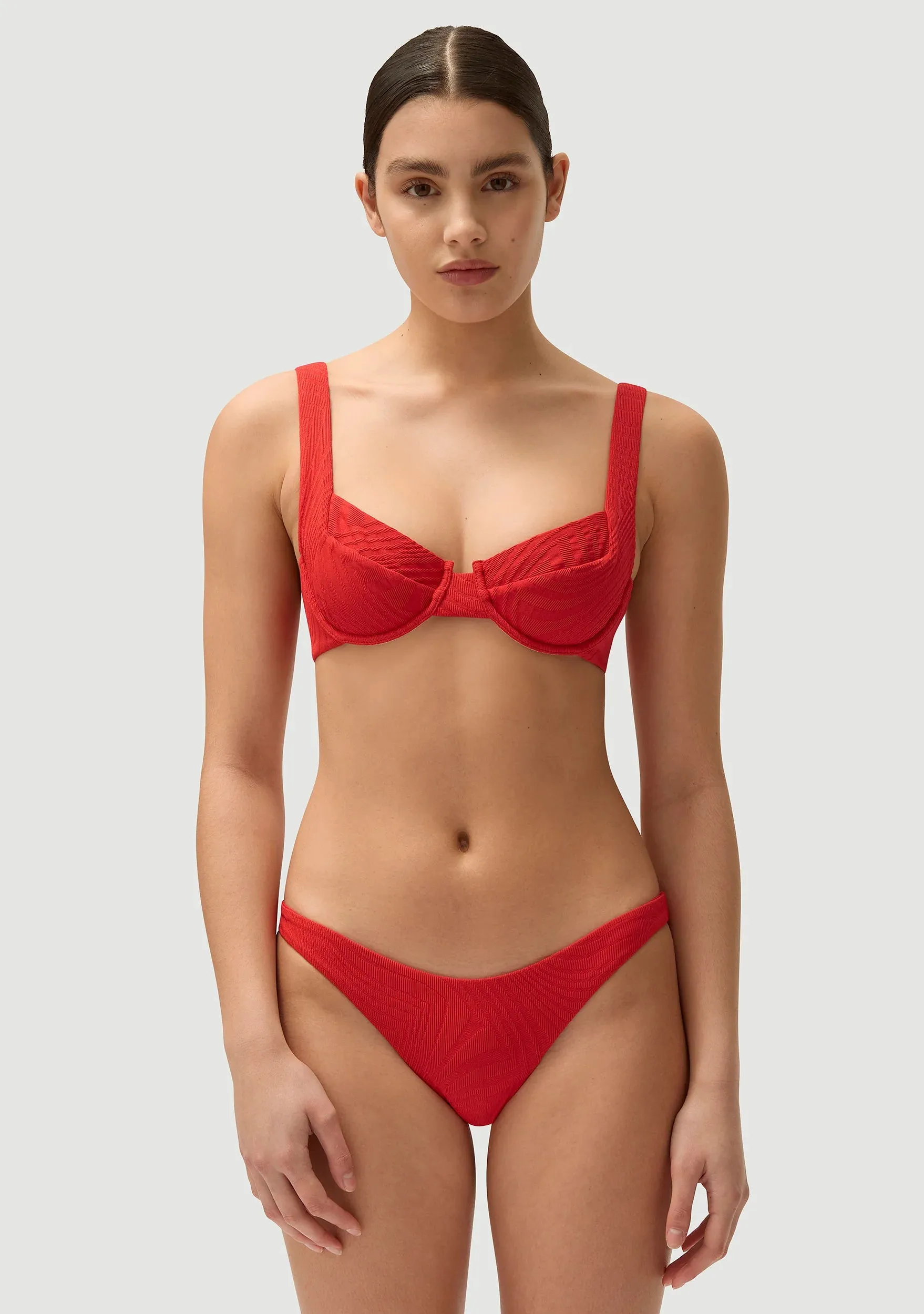 FELLA Ricky Bikini Bottom in Tomato
