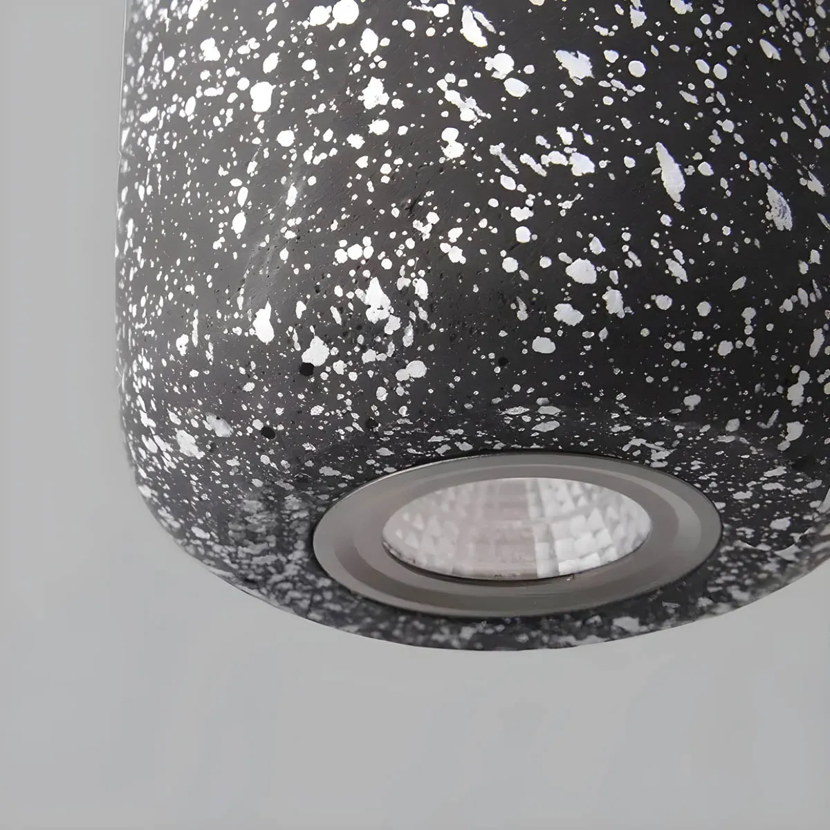 Ferro Industrial Pendant Light – Minimalist Concrete & Glass Hanging Lamp