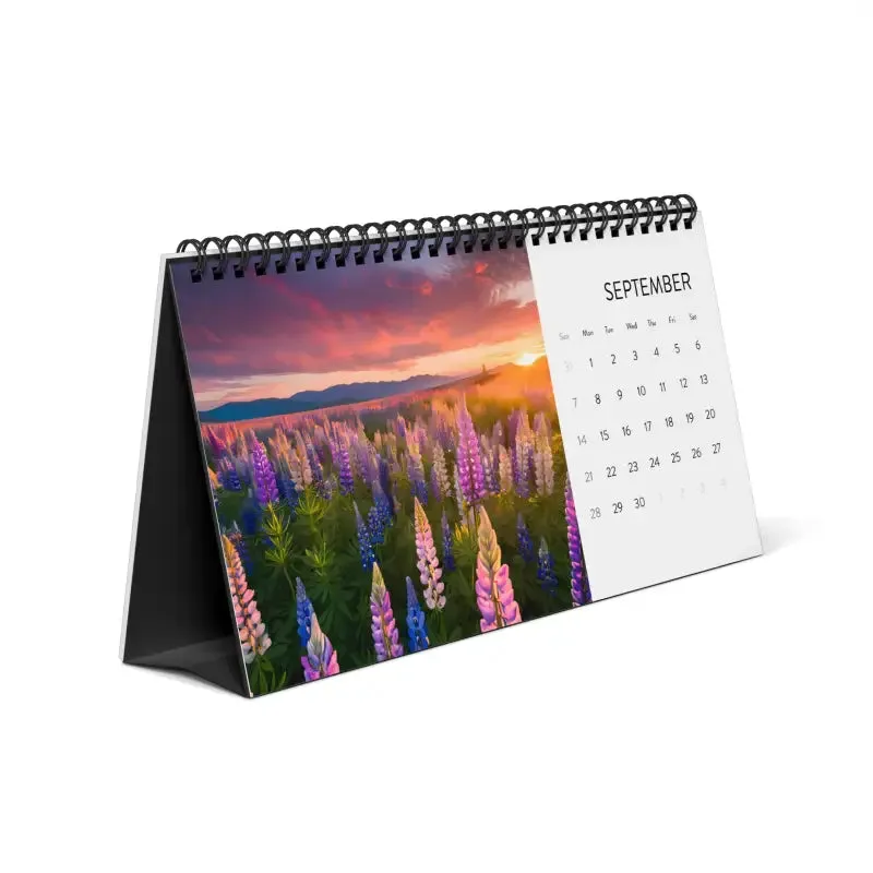 Floral Desktop Calendar to Elevate your Workspace