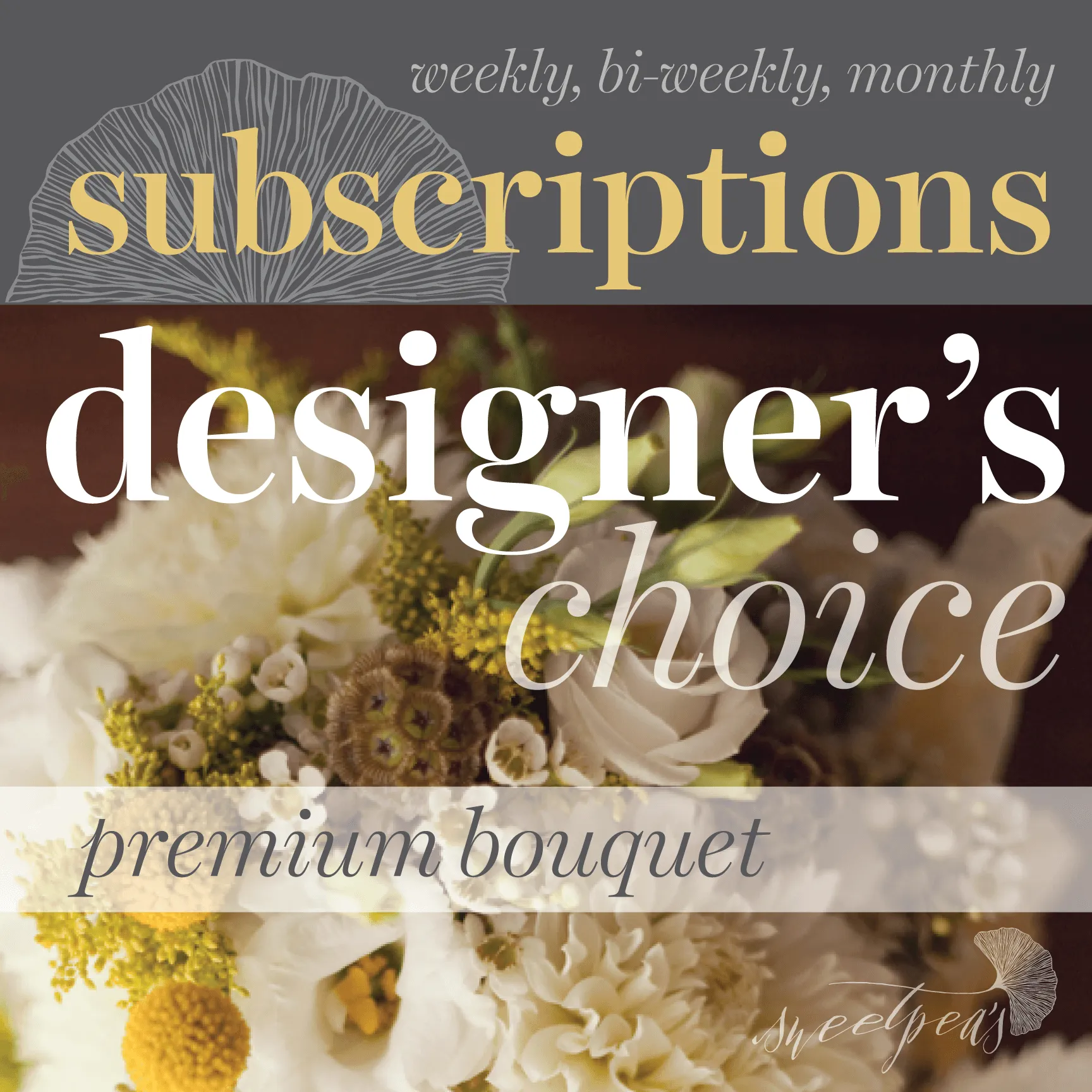 Floral Subscriptions - Designer's Choice Bouquet (Premium)