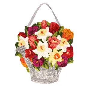 Floral Watering Can Hooked Door Décor,2dhp1711