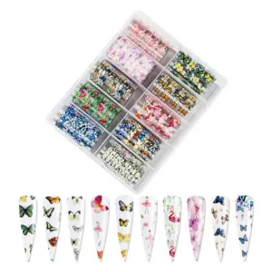 Foil Case - Butterflies & Flamingos