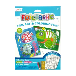 Foil-tastic Foil Art and Coloring Set:  Awesome Animals