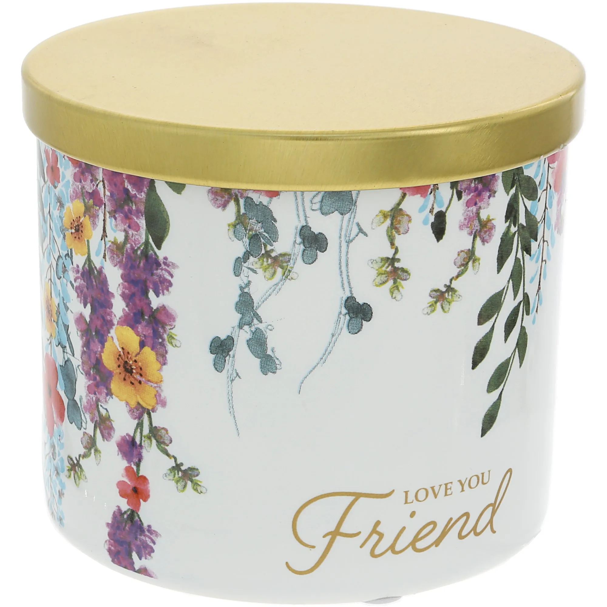 Friend 14 oz - 100% Soy Wax Candle with Matches Scent: Vanilla